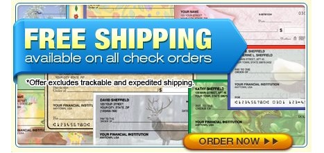 free shipping personal checks